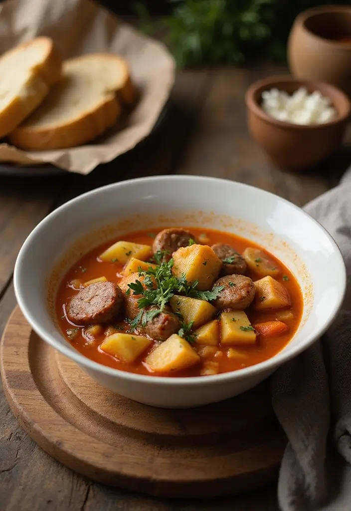 27 Italian Sausage Soup Recipes Perfect for Cozy Nights - 2. Spicy Italian Sausage and Potato Soup
