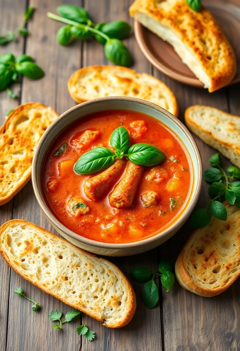 27 Italian Sausage Soup Recipes Perfect for Cozy Nights - 3. Tomato Basil Italian Sausage Soup