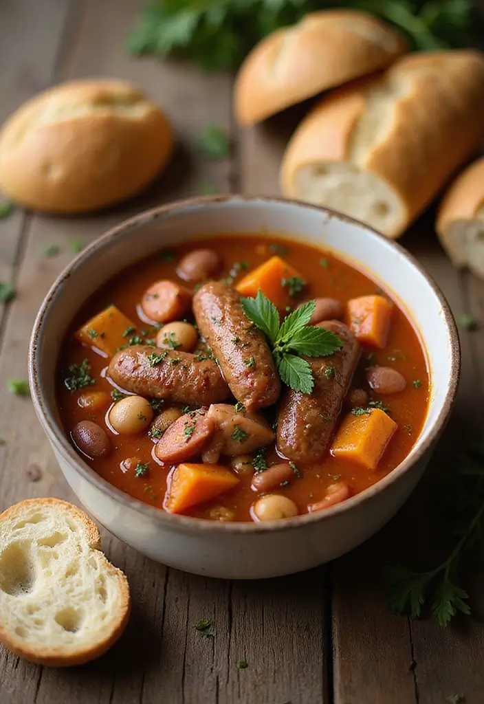 27 Italian Sausage Soup Recipes Perfect for Cozy Nights - 6. Rustic Italian Sausage and Bean Soup