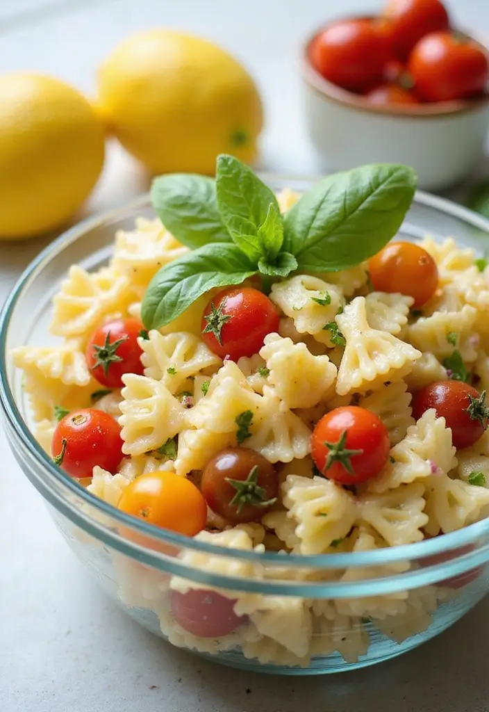 27 Pasta Salad Recipes with Italian Dressing and Salad Supreme Everyone Will Love 8 27 Pasta Salad Recipes with Italian Dressing and Salad Supreme Everyone Will Love - 8. Lemon Basil Pasta Salad