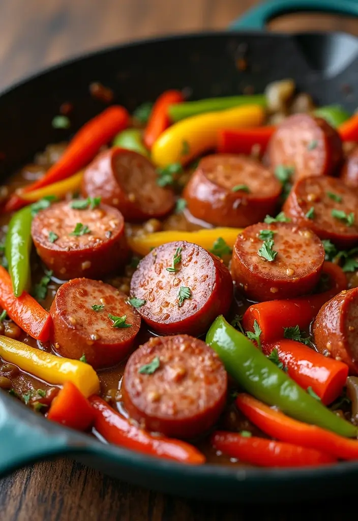 28 Hot Italian Sausage Recipes Perfect for Dinner 3 28 Hot Italian Sausage Recipes Perfect for Dinner - 3. Hot Italian Sausage and Peppers Skillet