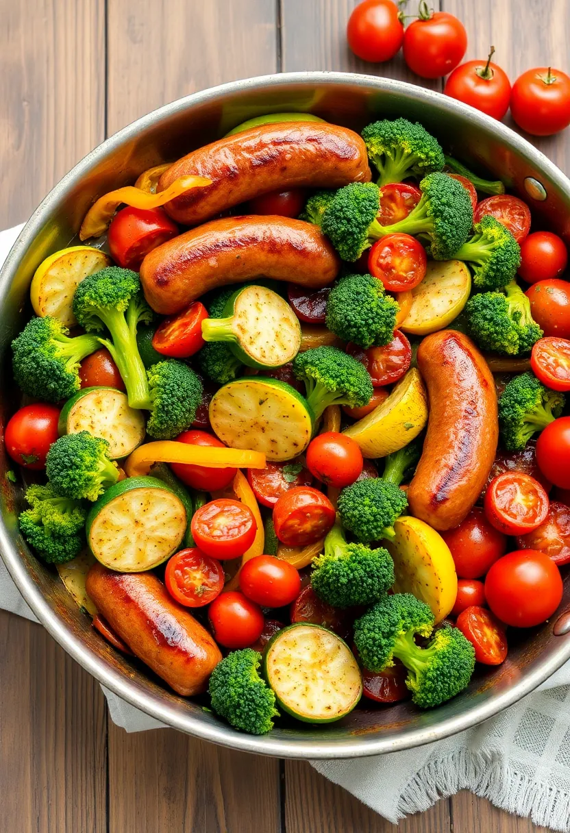 28 Hot Italian Sausage Recipes Perfect for Dinner 4 28 Hot Italian Sausage Recipes Perfect for Dinner - 4. One-Pan Italian Sausage and Veggies