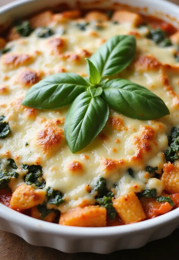 28 Italian Pasta Bake Recipes That Comfort Every Bite - 1. Cheesy Spinach and Ricotta Bake
