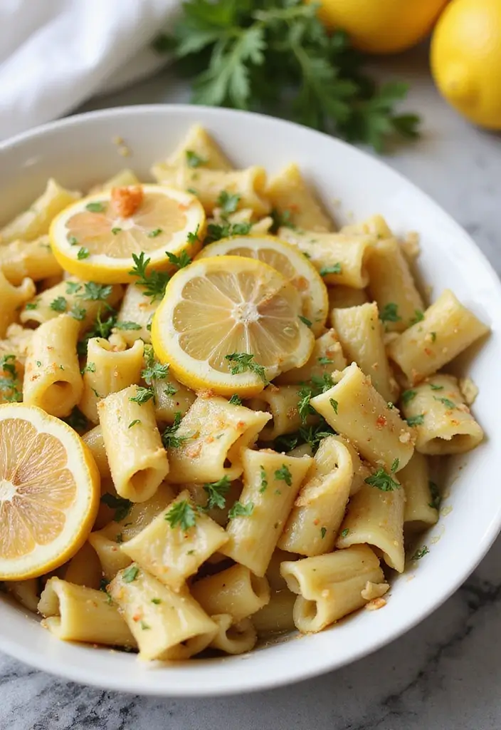 28 Italian Pasta Bake Recipes That Comfort Every Bite - 16. Lemon Artichoke Pasta Bake