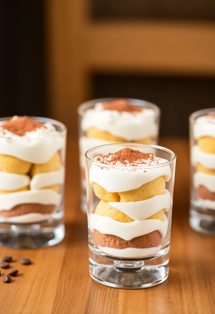 28 Italian Recipes for Potluck That Everyone Will Ask For 11 28 Italian Recipes for Potluck That Everyone Will Ask For - 11. Tiramisu Cups