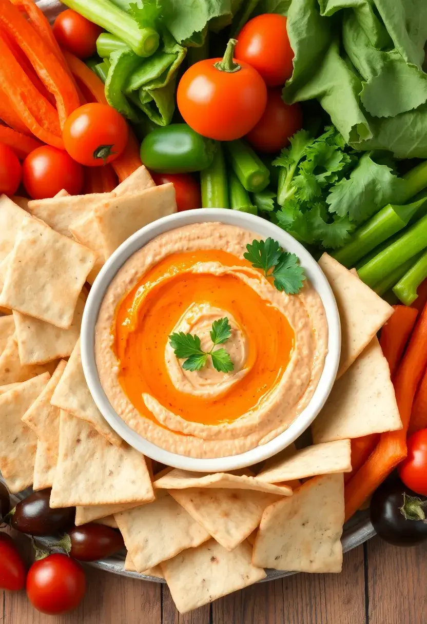 28 Italian Recipes for Potluck That Everyone Will Ask For 13 28 Italian Recipes for Potluck That Everyone Will Ask For - 13. Roasted Red Pepper Hummus
