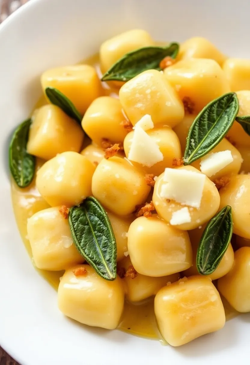 28 Italian Recipes for Potluck That Everyone Will Ask For 18 28 Italian Recipes for Potluck That Everyone Will Ask For - 18. Gnocchi with Sage Butter Sauce