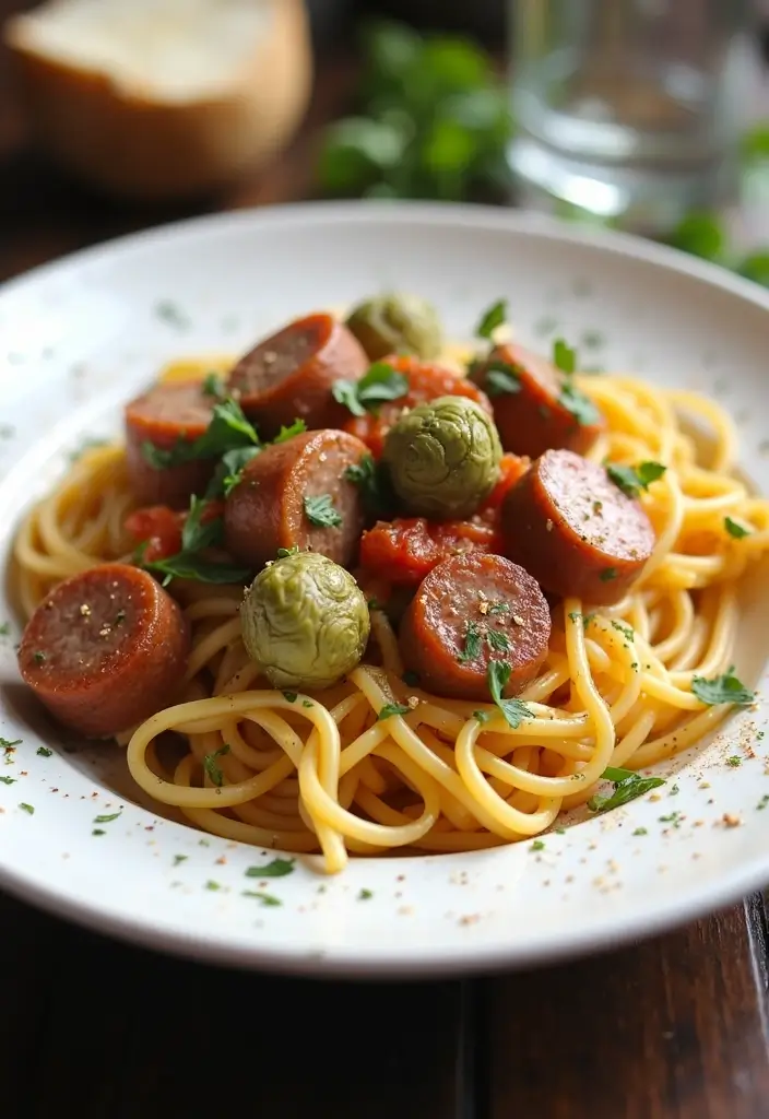 28 Italian Sausage Pasta Recipes Easy Enough for Beginners 16 28 Italian Sausage Pasta Recipes Easy Enough for Beginners - 16. Italian Sausage and Artichoke Pasta