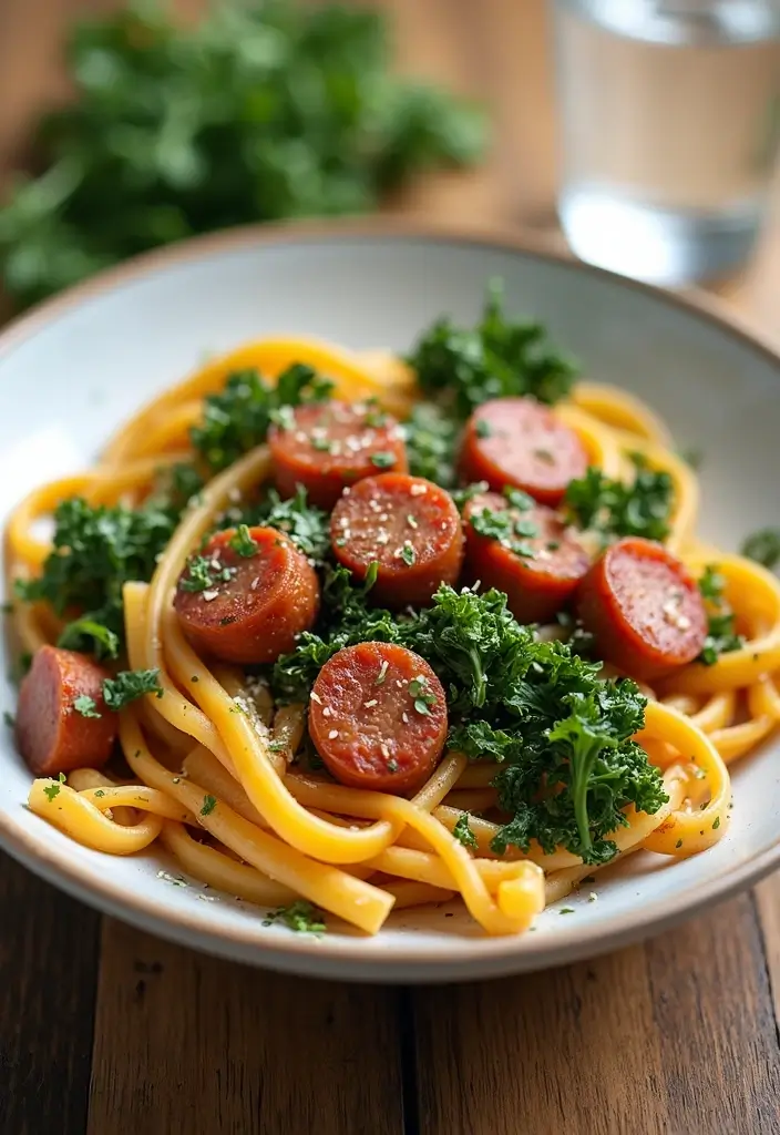 28 Italian Sausage Pasta Recipes Easy Enough for Beginners 23 28 Italian Sausage Pasta Recipes Easy Enough for Beginners - 23. Italian Sausage and Kale Pasta
