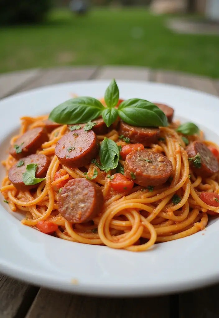 28 Italian Sausage Pasta Recipes Easy Enough for Beginners 4 28 Italian Sausage Pasta Recipes Easy Enough for Beginners - 4. Tomato Basil Italian Sausage Pasta