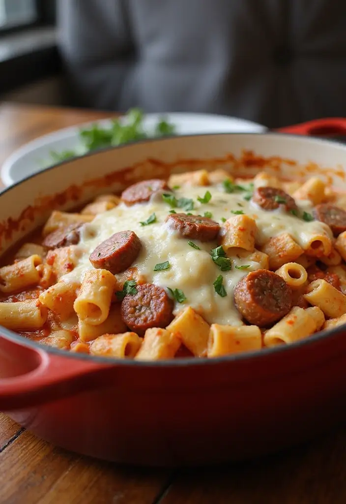28 Italian Sausage Pasta Recipes Easy Enough for Beginners 9 28 Italian Sausage Pasta Recipes Easy Enough for Beginners - 9. One-Pot Italian Sausage Pasta Bake