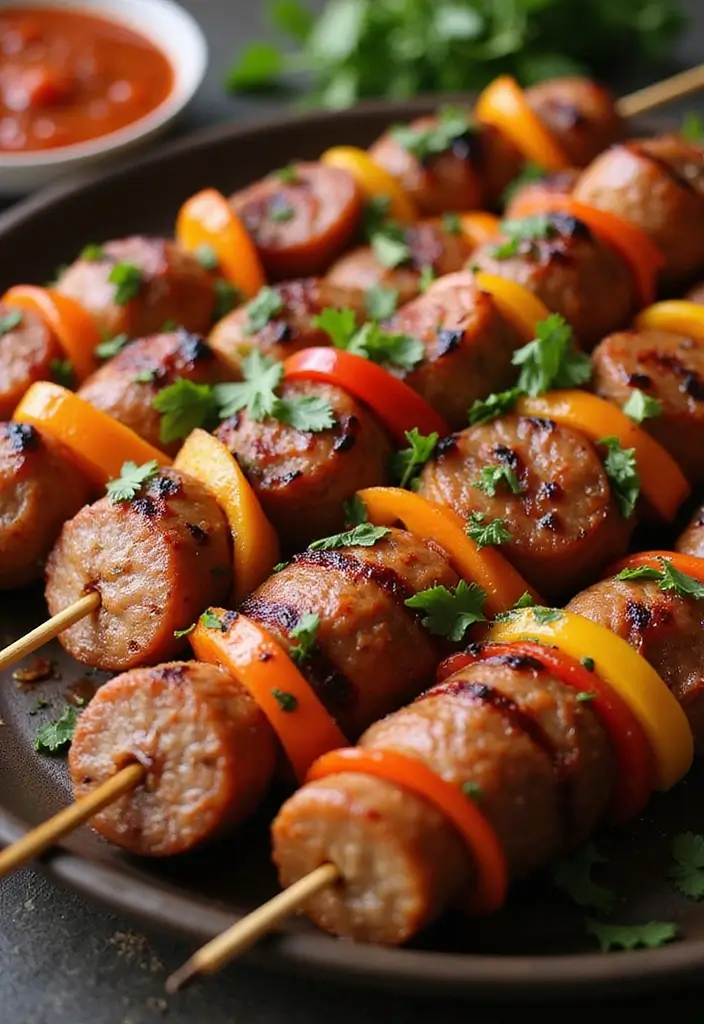 28 Spicy Italian Sausage Recipes You Can’t Resist 14 28 Spicy Italian Sausage Recipes You Can’t Resist - 14. Spicy Italian Sausage and Bell Pepper Skewers
