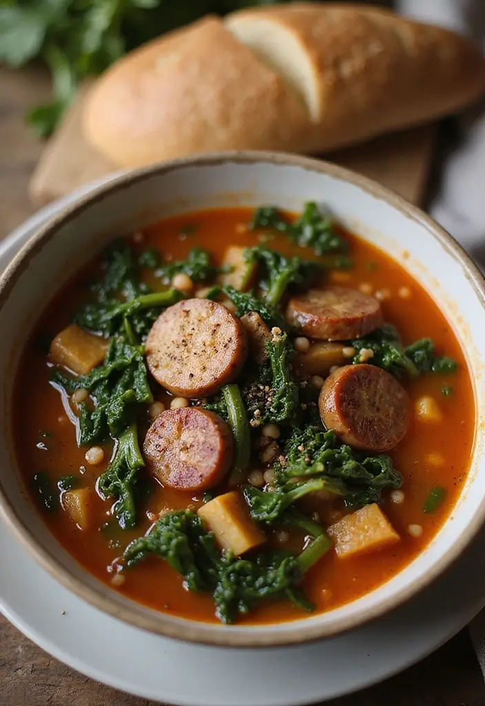 28 Spicy Italian Sausage Recipes You Can’t Resist 4 28 Spicy Italian Sausage Recipes You Can’t Resist - 4. Spicy Sausage and Kale Soup