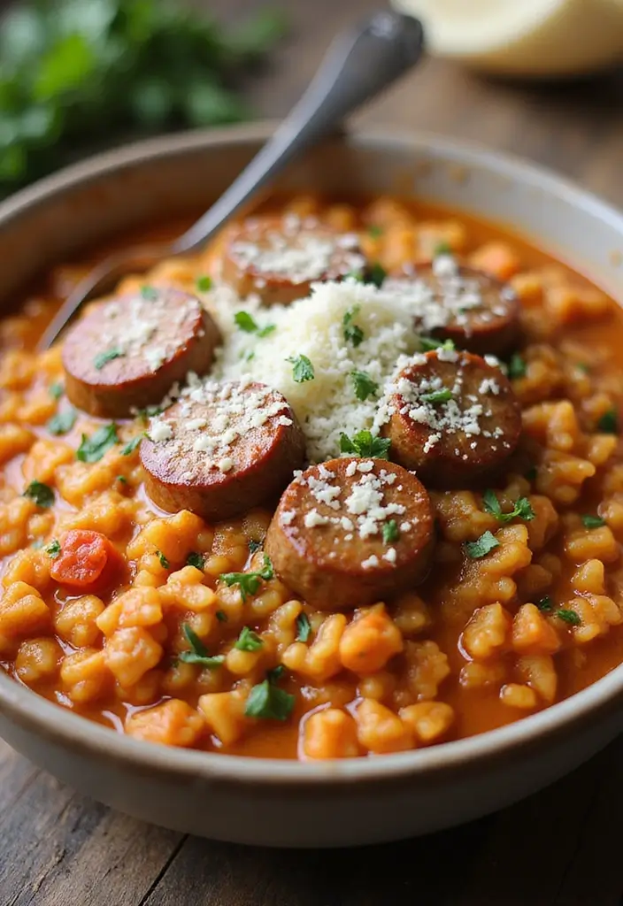 28 Spicy Italian Sausage Recipes You Can’t Resist 9 28 Spicy Italian Sausage Recipes You Can’t Resist - 9. Spicy Italian Sausage Risotto