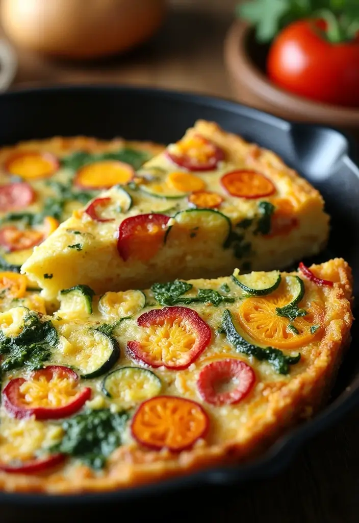 29 Fancy Italian Dinner Recipes to Impress Your Guests - 10. Frittata with Seasonal Vegetables