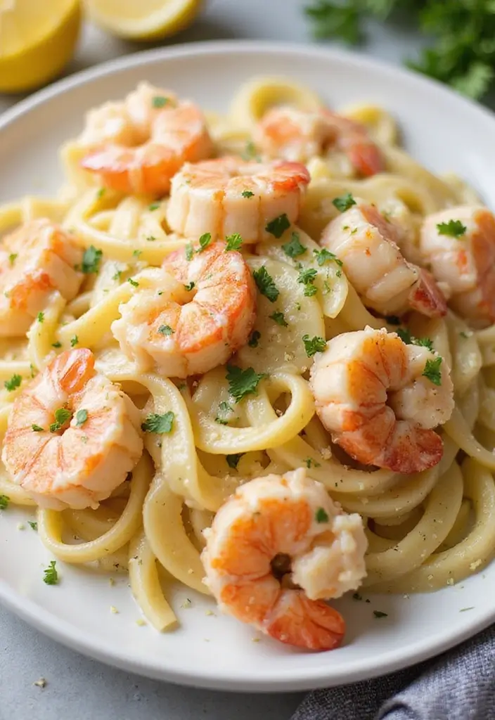 29 Fancy Italian Dinner Recipes to Impress Your Guests - 4. Lobster Fettuccine Alfredo