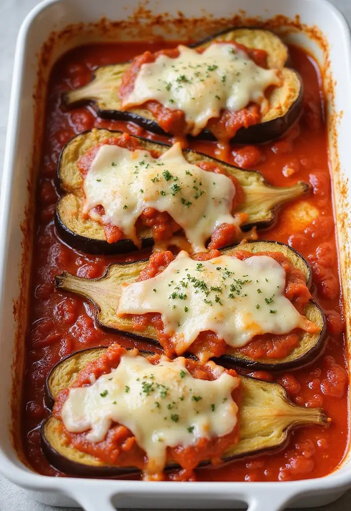 29 Fancy Italian Dinner Recipes to Impress Your Guests - 5. Eggplant Parmesan