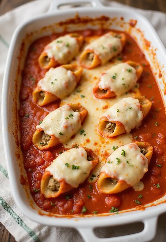 29 Fancy Italian Dinner Recipes to Impress Your Guests - 6. Stuffed Shells