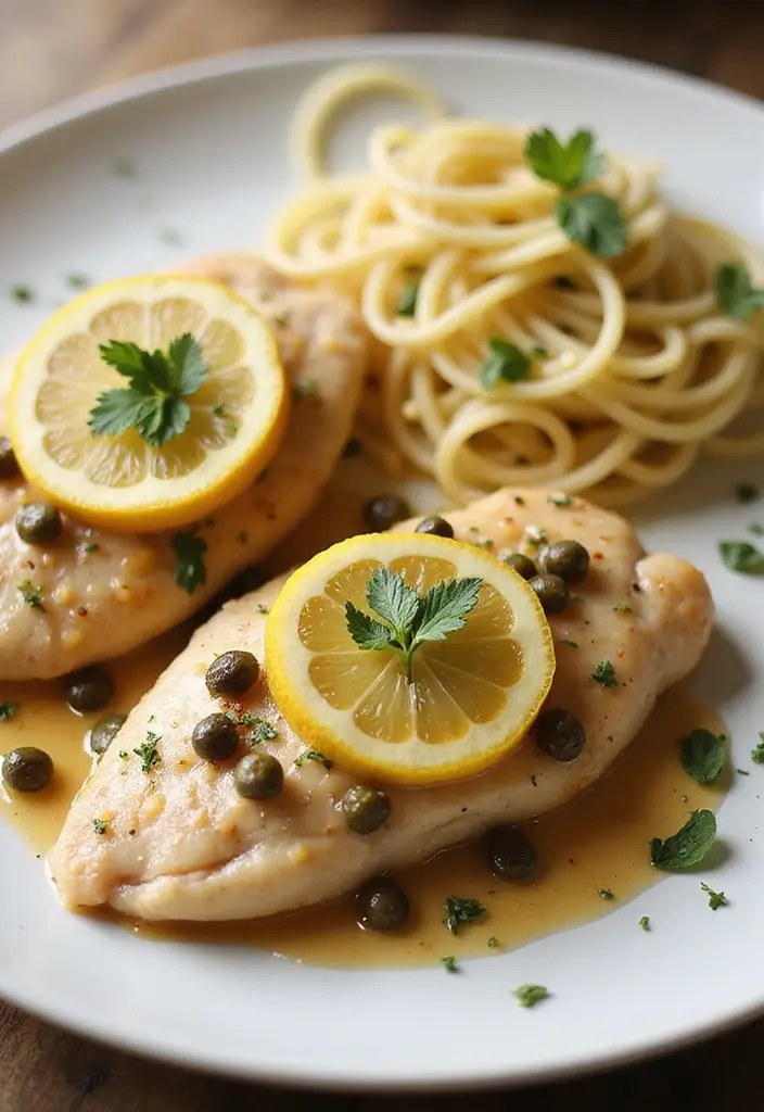 29 Fancy Italian Dinner Recipes to Impress Your Guests - 7. Chicken Piccata