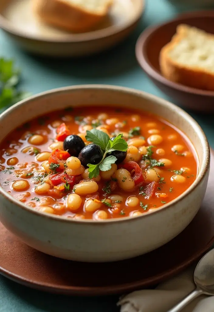 29 Italian Bean Soup Recipes Packed with Protein - 12. Mediterranean Bean Soup