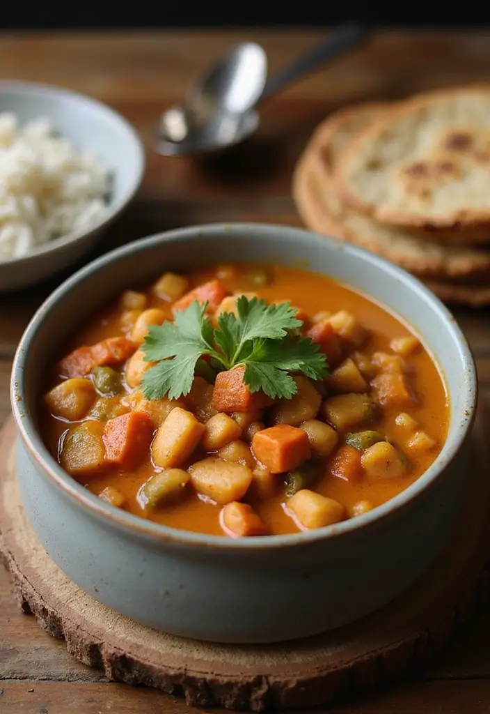 29 Italian Bean Soup Recipes Packed with Protein - 22. Curried Bean Soup