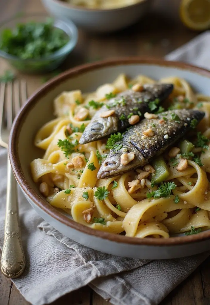 29 Italian Fish Recipes Christmas Eve Traditionals 8 29 Italian Fish Recipes Christmas Eve Traditionals - 8. Pasta con Sarde (Pasta with Sardines)