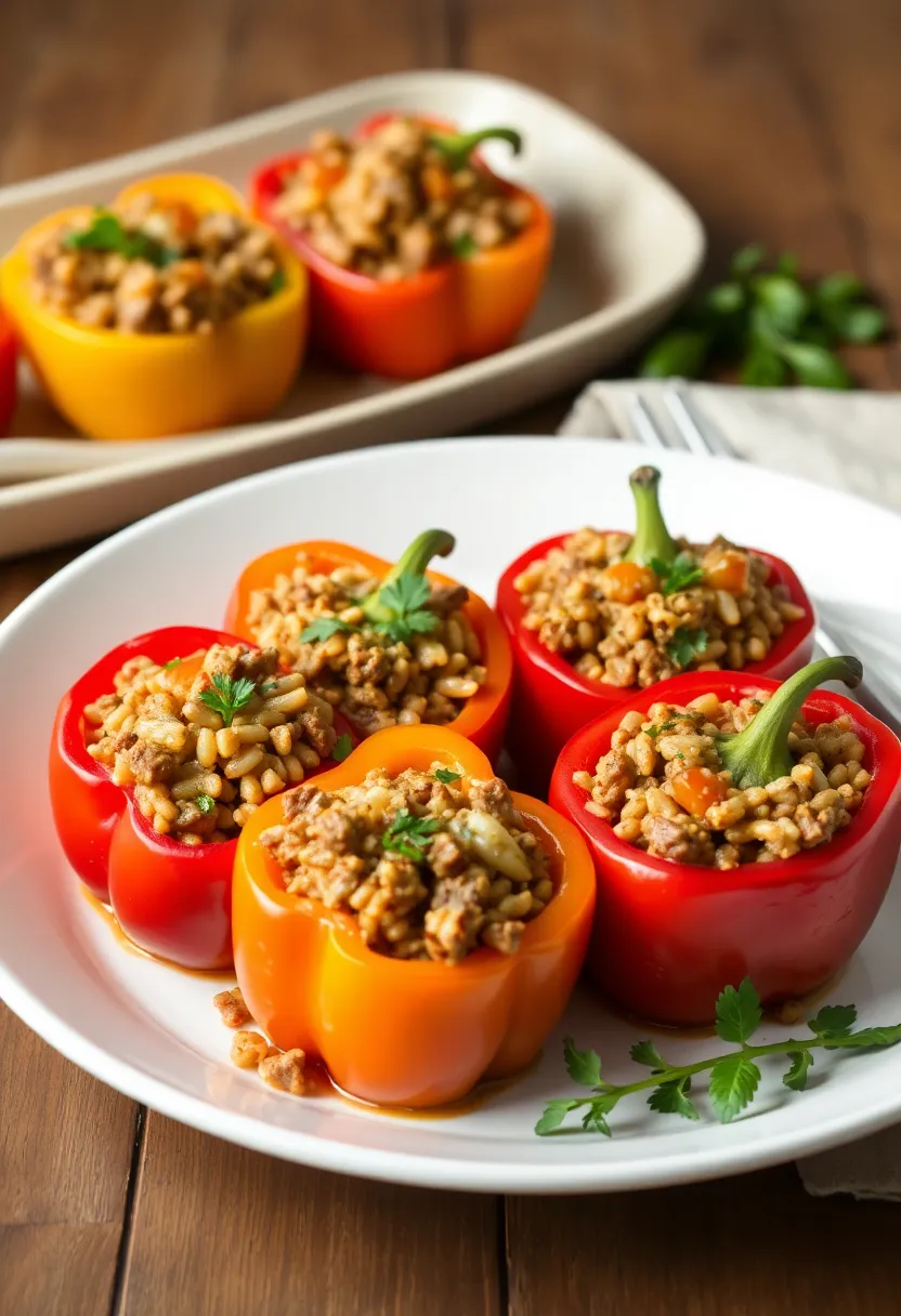 29 Italian Recipes with Beef Full of Flavor 13 29 Italian Recipes with Beef Full of Flavor - 13. Beef Stuffed Peppers