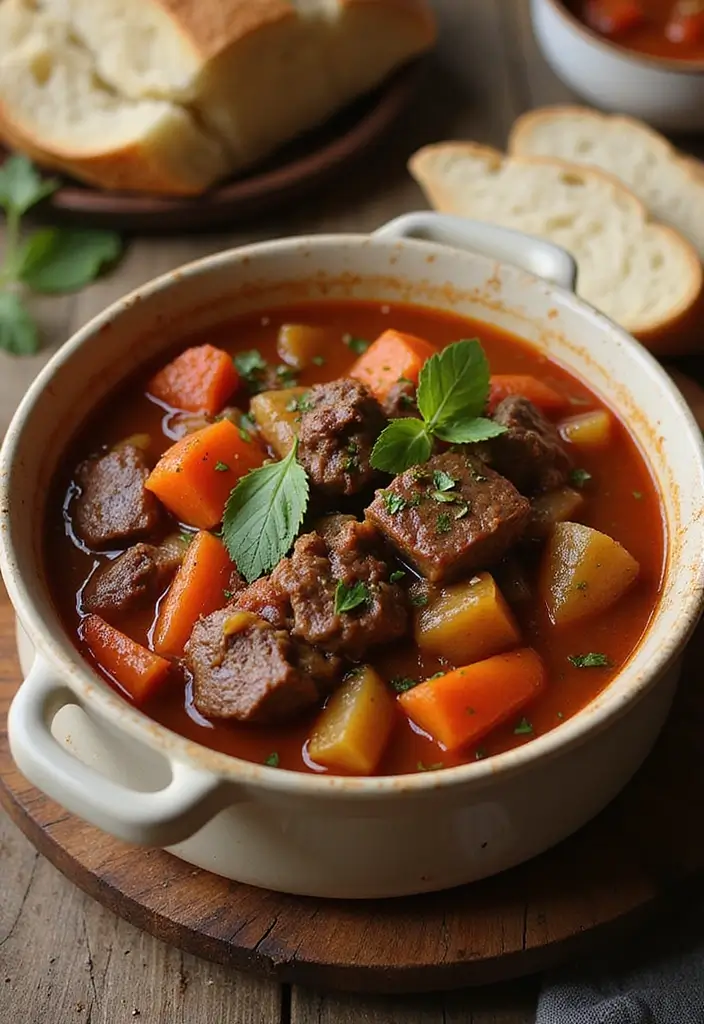 29 Italian Recipes with Beef Full of Flavor 2 29 Italian Recipes with Beef Full of Flavor - 2. Italian Beef Stew (Spezzatino)