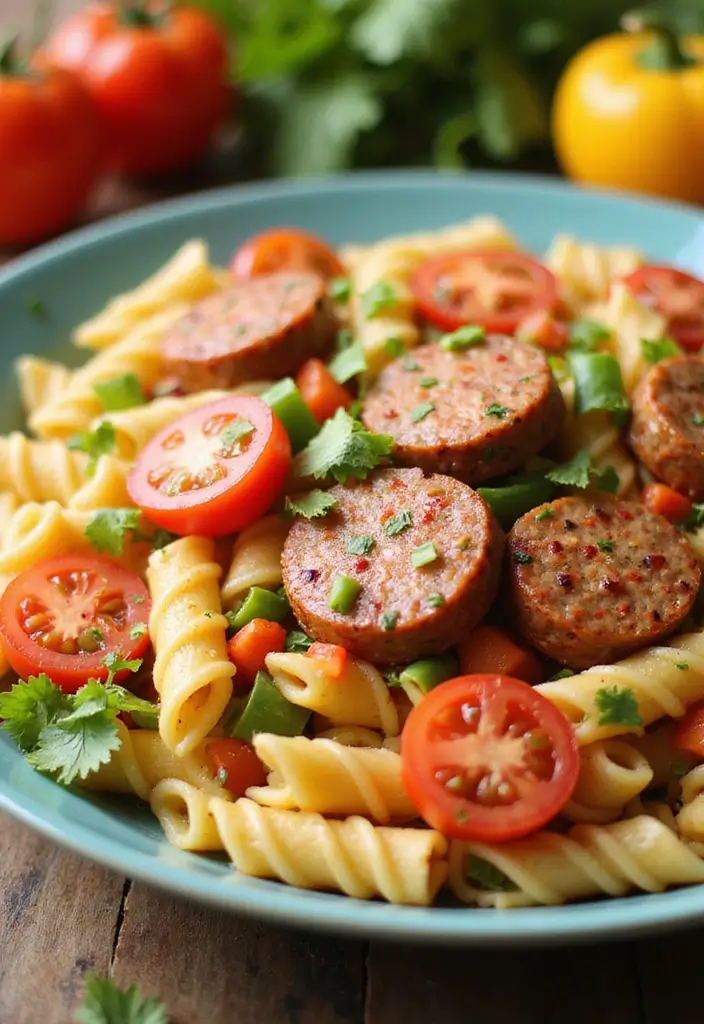 29 Spicy Italian Sausage Pasta Recipes Packed with Flavor - 13. Spicy Italian Sausage Pasta Salad