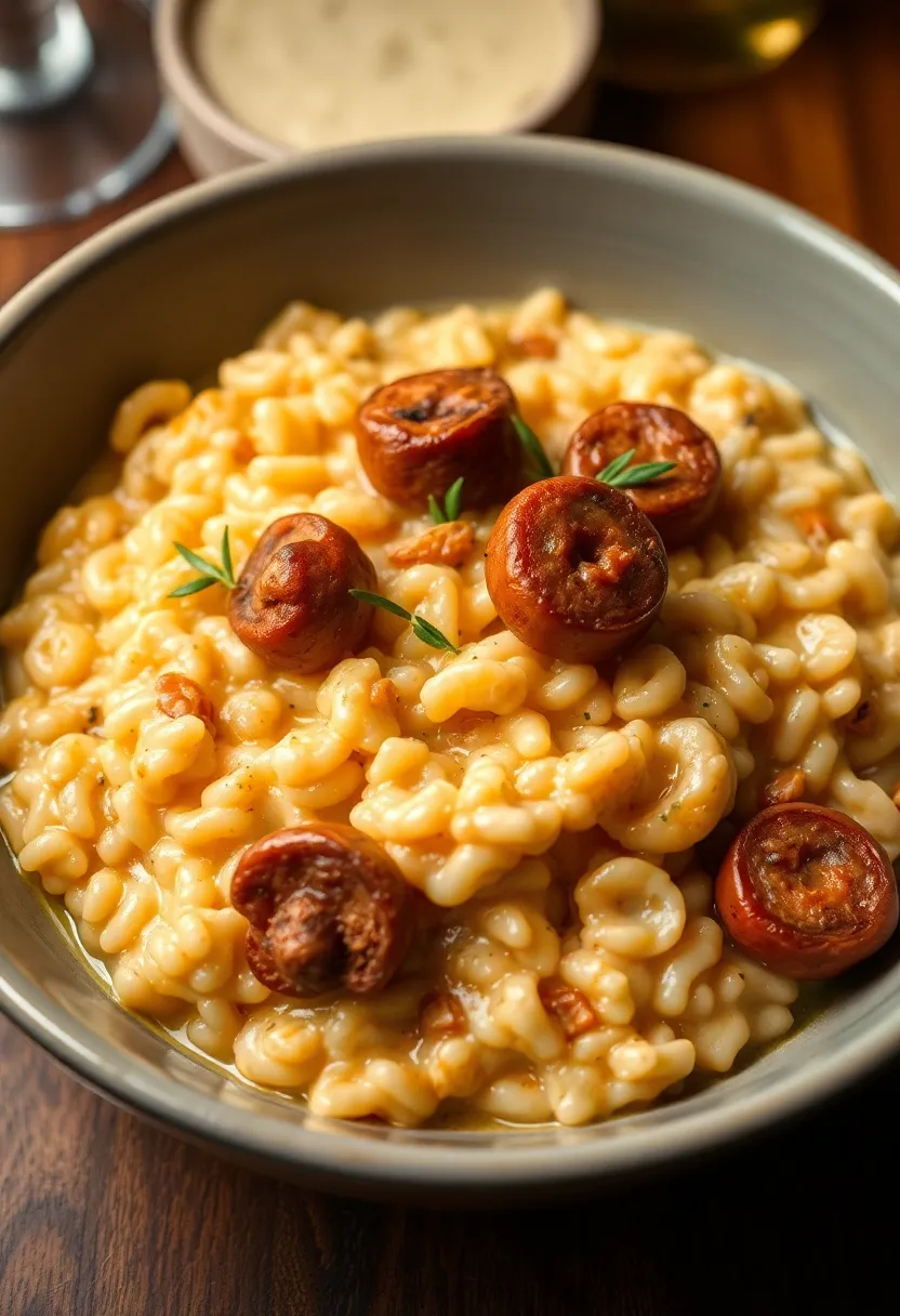 29 Spicy Italian Sausage Pasta Recipes Packed with Flavor - 29. Spicy Italian Sausage and Mushroom Risotto