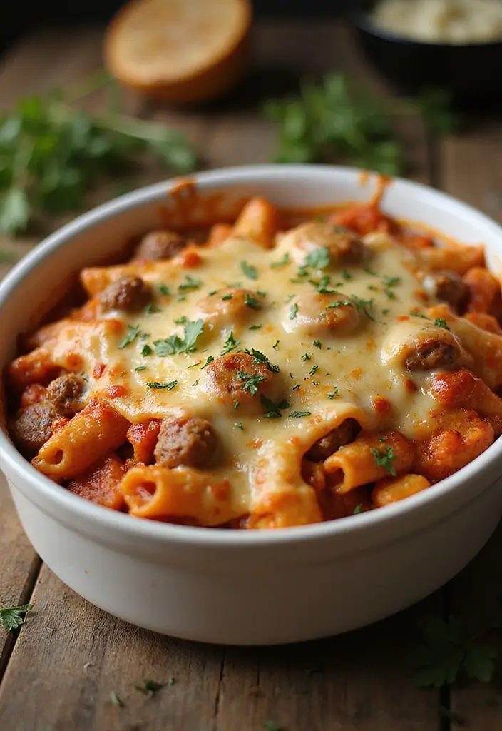 29 Spicy Italian Sausage Pasta Recipes Packed with Flavor - 4. Spicy Sausage Pasta Bake