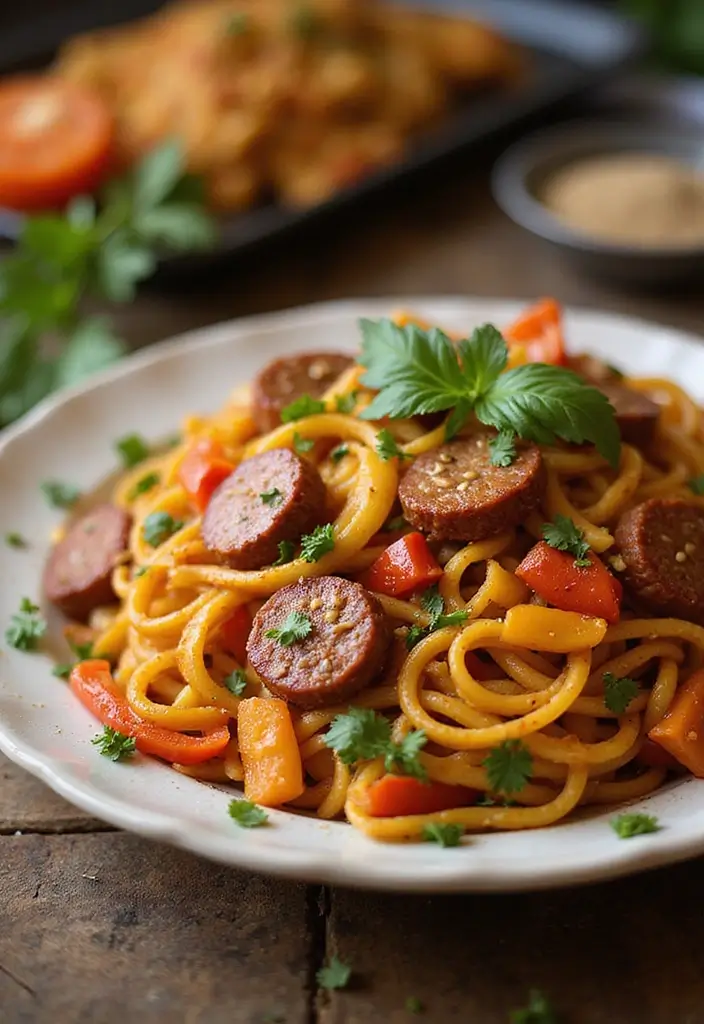29 Spicy Italian Sausage Pasta Recipes Packed with Flavor - 5. Spicy Sausage and Bell Pepper Pasta