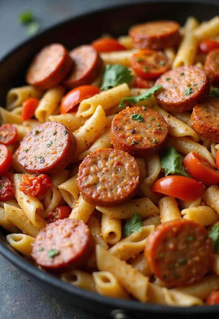 29 Spicy Italian Sausage Pasta Recipes Packed with Flavor - 6. One-Pan Spicy Italian Sausage Pasta