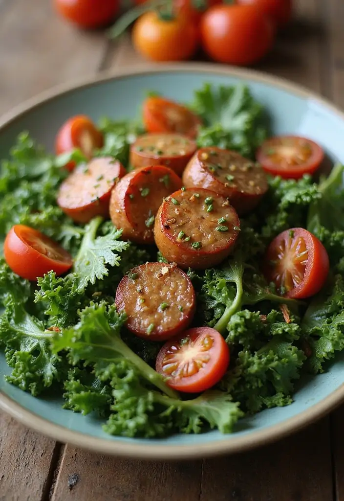 29 Sweet Italian Sausage Recipes You’ll Want to Save - 12. Sweet Italian Sausage and Kale Salad