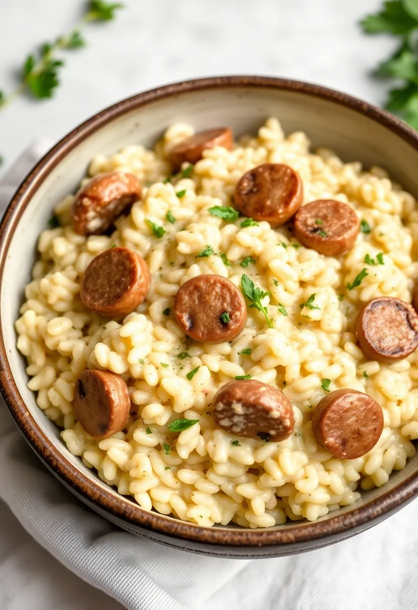29 Sweet Italian Sausage Recipes You’ll Want to Save - 15. Sweet Italian Sausage and Mushroom Risotto