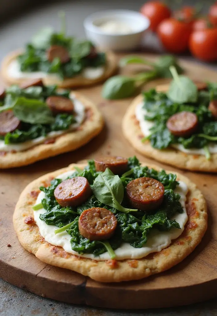 29 Sweet Italian Sausage Recipes You’ll Want to Save - 18. Sweet Italian Sausage and Ricotta Flatbreads