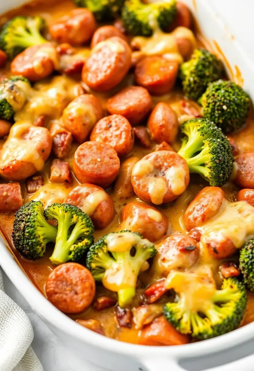 29 Sweet Italian Sausage Recipes You’ll Want to Save - 20. Sweet Italian Sausage and Broccoli Bake