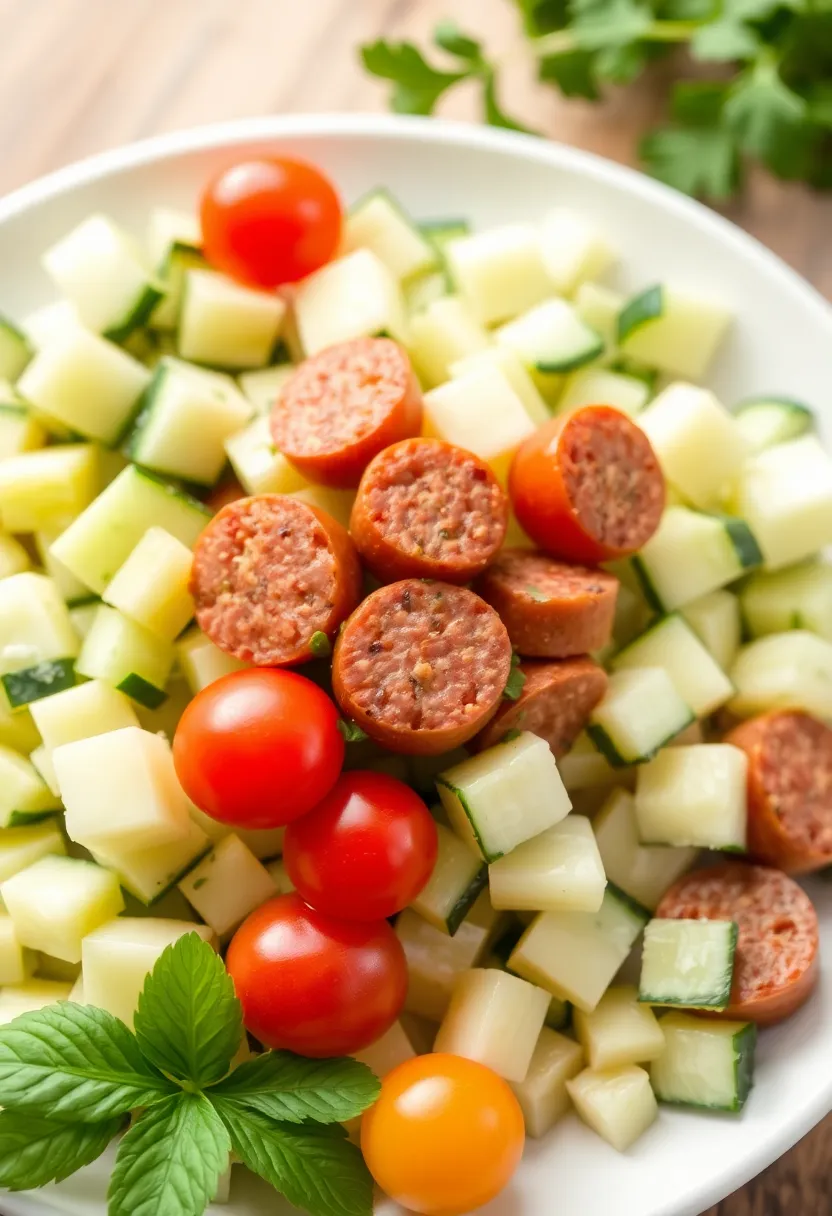 29 Sweet Italian Sausage Recipes You’ll Want to Save - 21. Sweet Italian Sausage and Cucumber Salad
