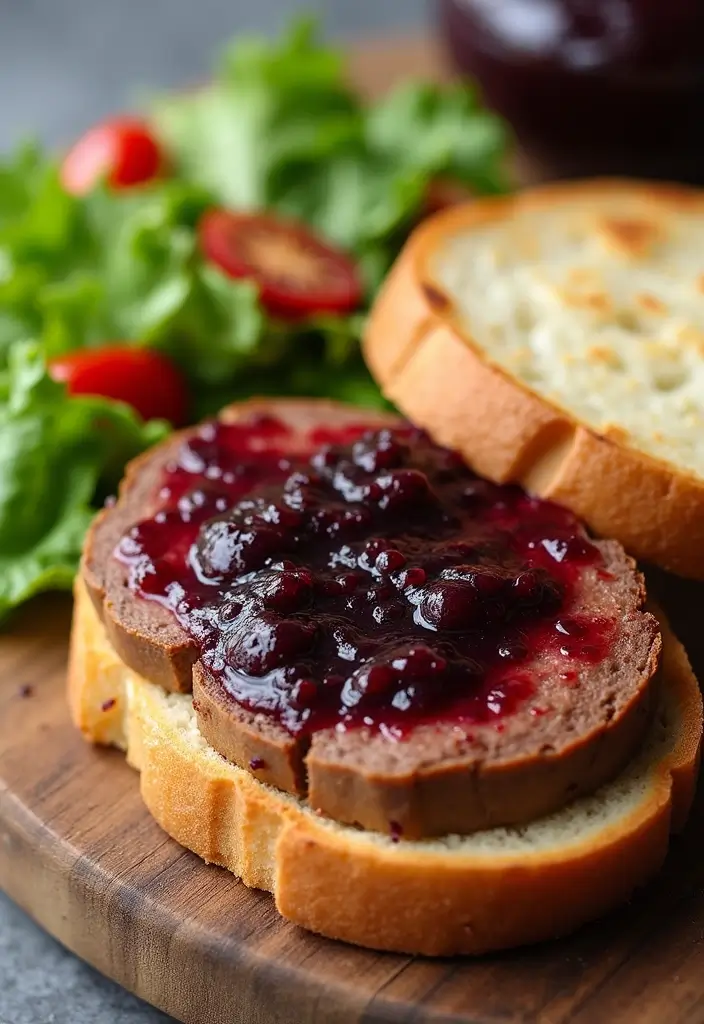 29 Sweet Italian Sausage Recipes You’ll Want to Save - 26. Sweet Italian Sausage and Blackberry Jam Sandwich