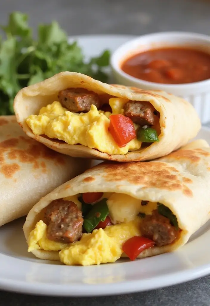 29 Sweet Italian Sausage Recipes You’ll Want to Save - 5. Sweet Italian Sausage Breakfast Burrito