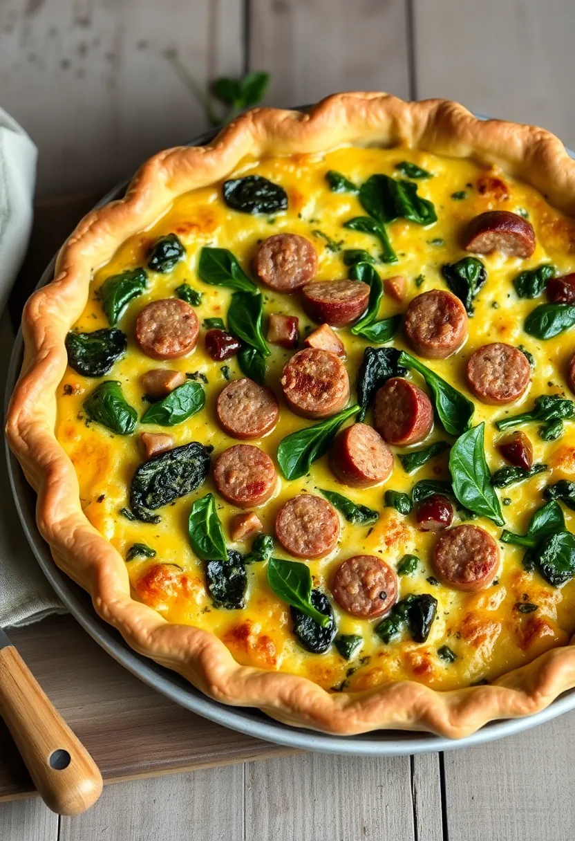 30 Best Italian Sausage Recipes for Flavor Lovers 26 30 Best Italian Sausage Recipes for Flavor Lovers - 26. Italian Sausage and Spinach Quiche