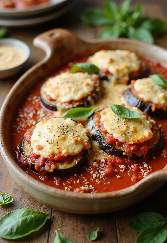 30 Dairy Free Italian Recipes That Still Taste Amazing - 4. Eggplant Parmesan