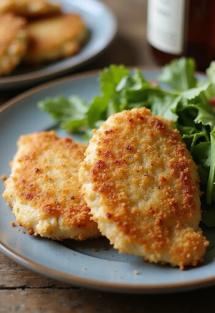30 Italian Chicken Cutlet Recipes Crispy and Juicy - 3. Parmesan-Crusted Chicken Cutlets