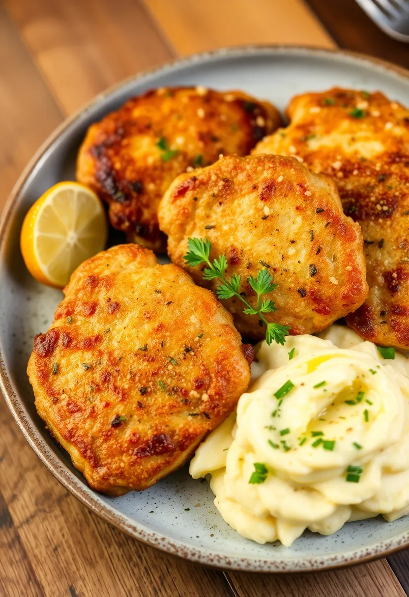 30 Italian Chicken Cutlet Recipes Crispy and Juicy - 9. Garlic Parmesan Chicken Cutlets