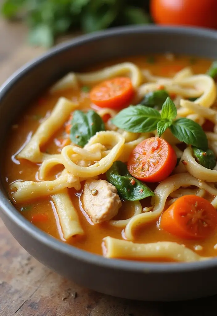 30 Italian Chicken Soup Recipes Warm and Comforting 19. Italian Chicken Noodle Soup