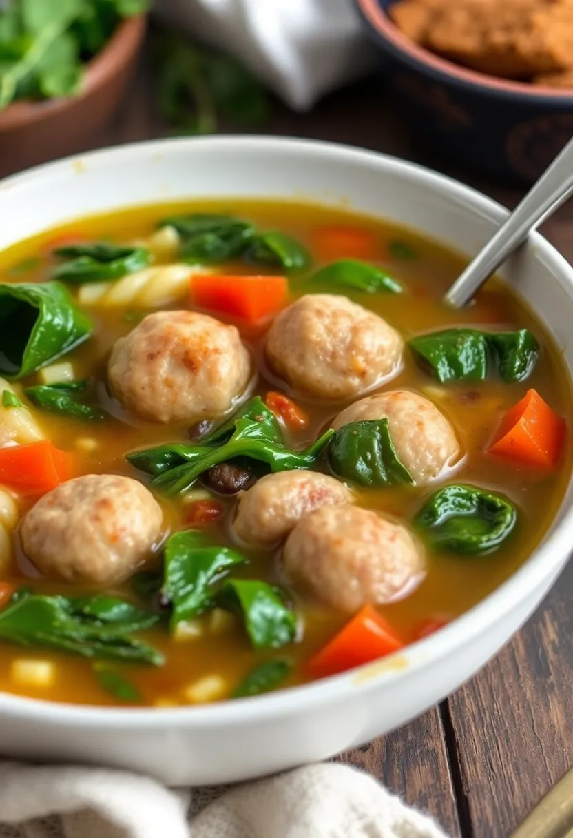 30 Italian Chicken Soup Recipes Warm and Comforting 21. Italian Wedding Soup