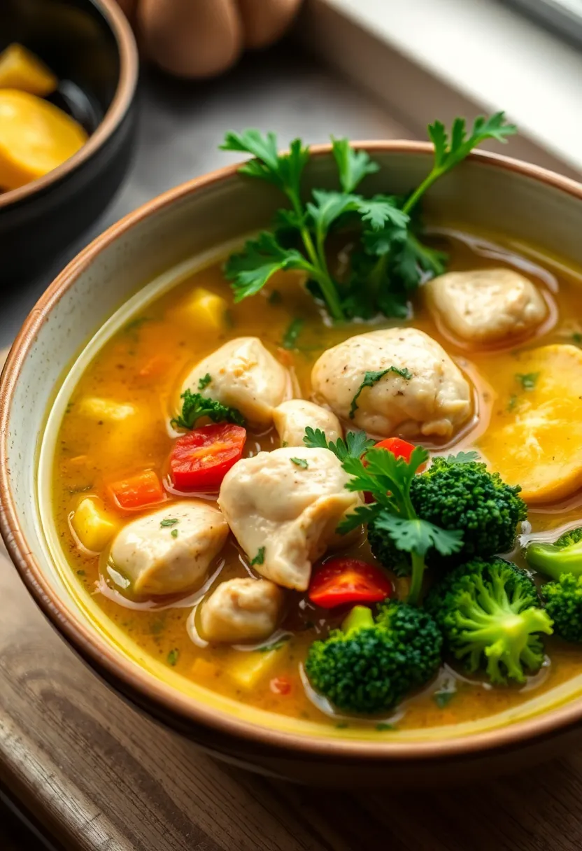 30 Italian Chicken Soup Recipes Warm and Comforting 27. Italian Chicken Soup with Broccoli