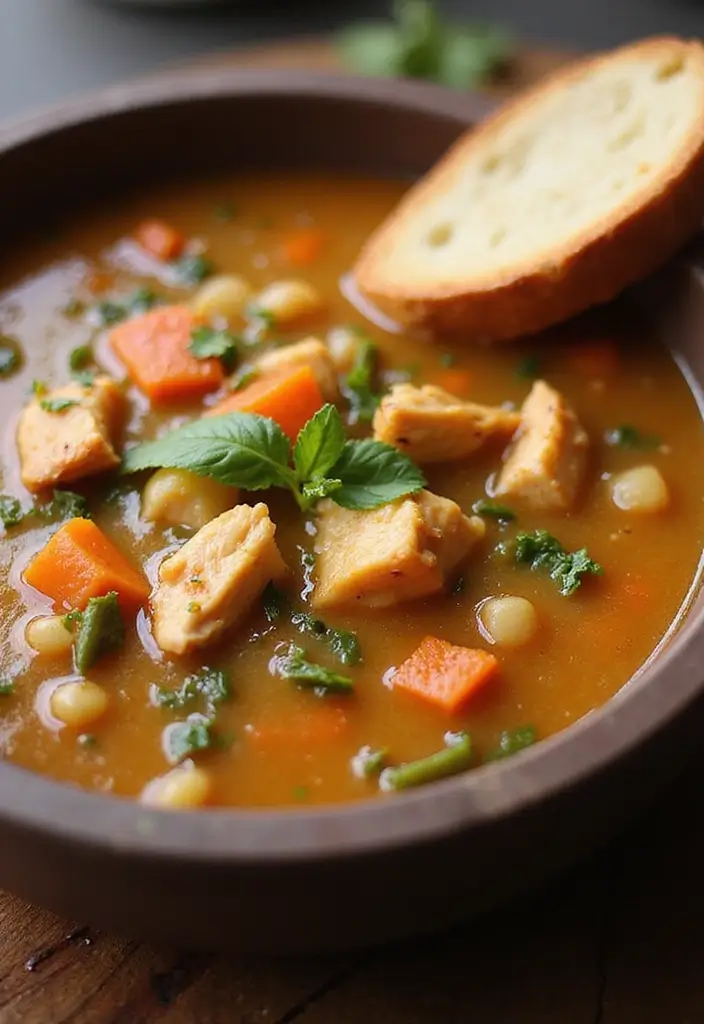 30 Italian Chicken Soup Recipes Warm and Comforting 3. Hearty Chicken and Vegetable Soup
