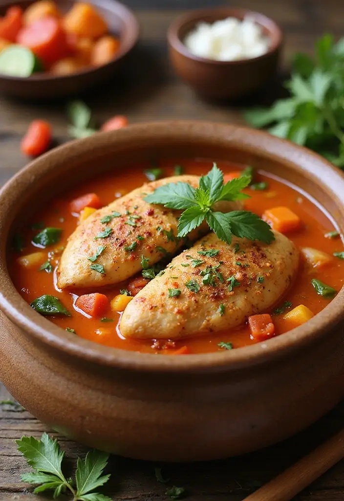 30 Italian Chicken Soup Recipes Warm and Comforting 6. Spicy Italian Chicken Soup