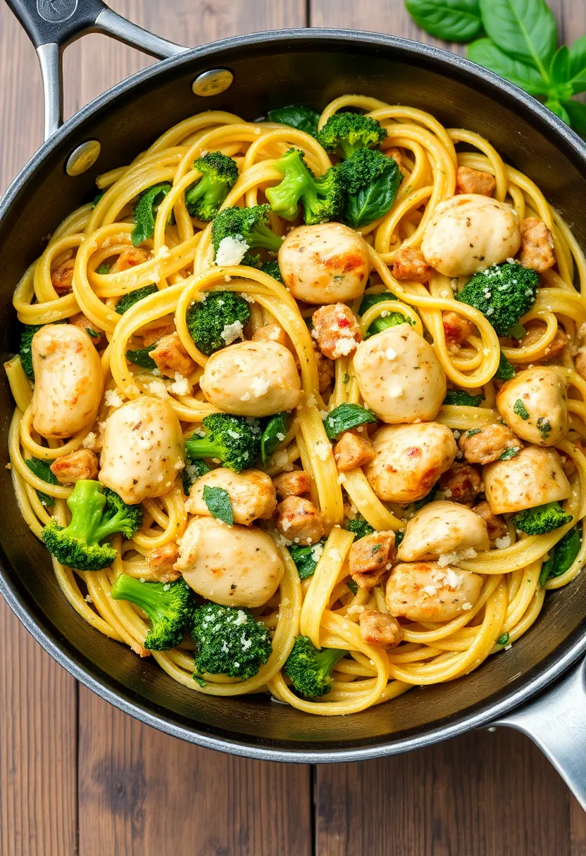 30+ Italian Chicken and Broccoli Recipes That Are Family Favorites 4 30+ Italian Chicken and Broccoli Recipes That Are Family Favorites - 4. One-Pan Italian Chicken and Broccoli Pasta